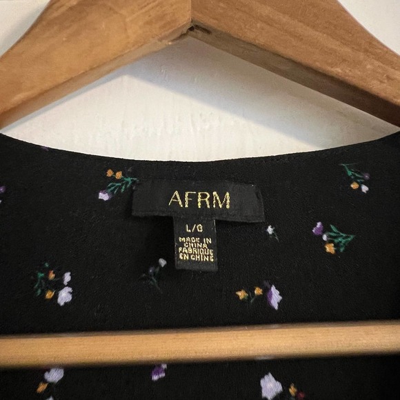 AFRM Danna Puff Long-Sleeve Bodysuit, L - Picture 4 of 5